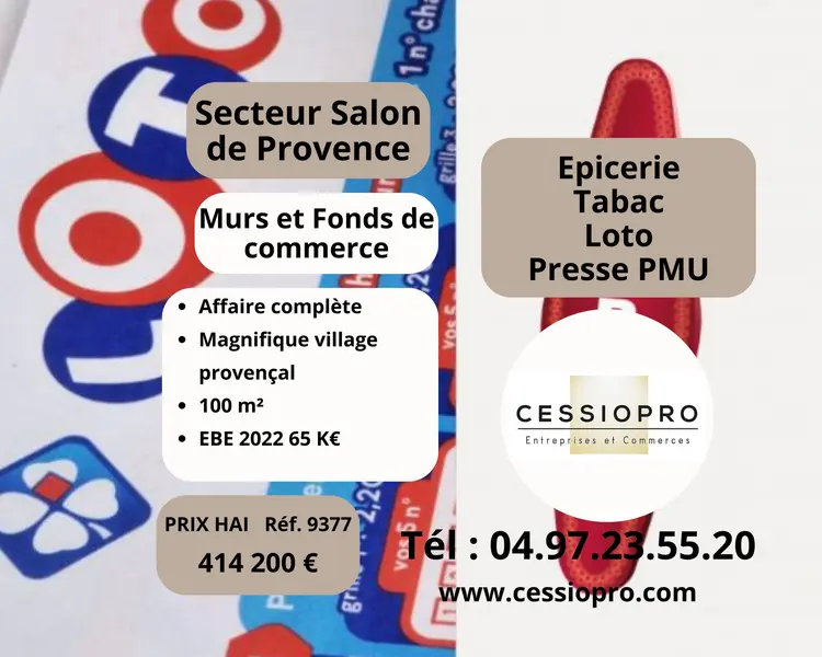 A vendre Fonds de commerce 100m² Salon-de-Provence