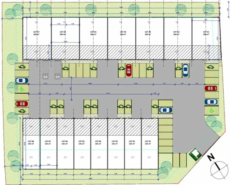 A louer Locaux d'activité 2552m² Marcilloles