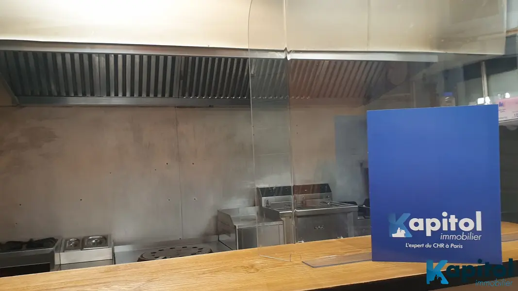 Restauration rapide avec extraction - 94 Ivry sur Seine
