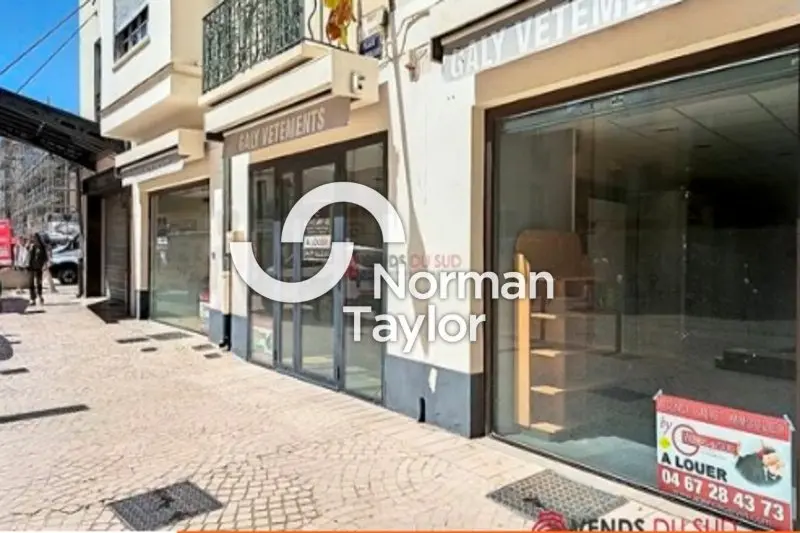 Local commercial de 200 m² à louer - Béziers centre-ville