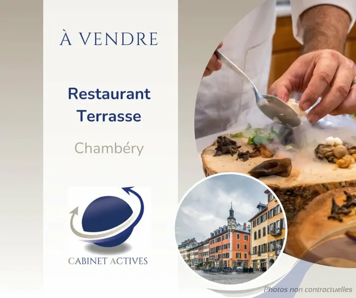 À VENDRE  RESTAURANT TERRASSE N°1 À CHAMBÉRY (73)