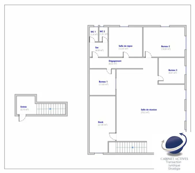 LOCATION 163 m² LOCAL COMMERCIAL BARBY (73) 