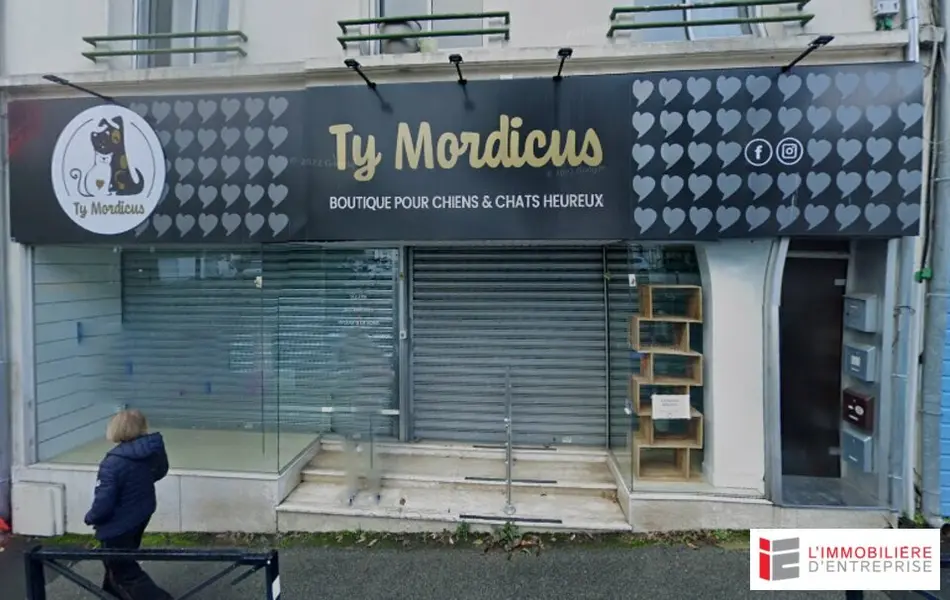 Plein centre Hennebont - Nombreux flux.