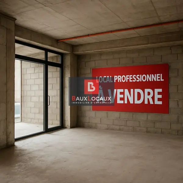 VENTE LOCAL PROFESSIONNEL DE 185 m² LIVRE BRUT HORS D'EAU