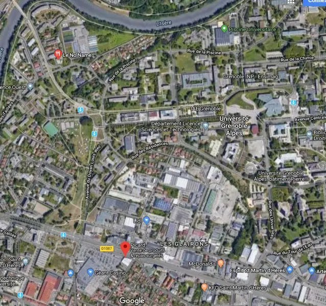 A louer Local commercial  380m² Saint-Martin-d'Hères