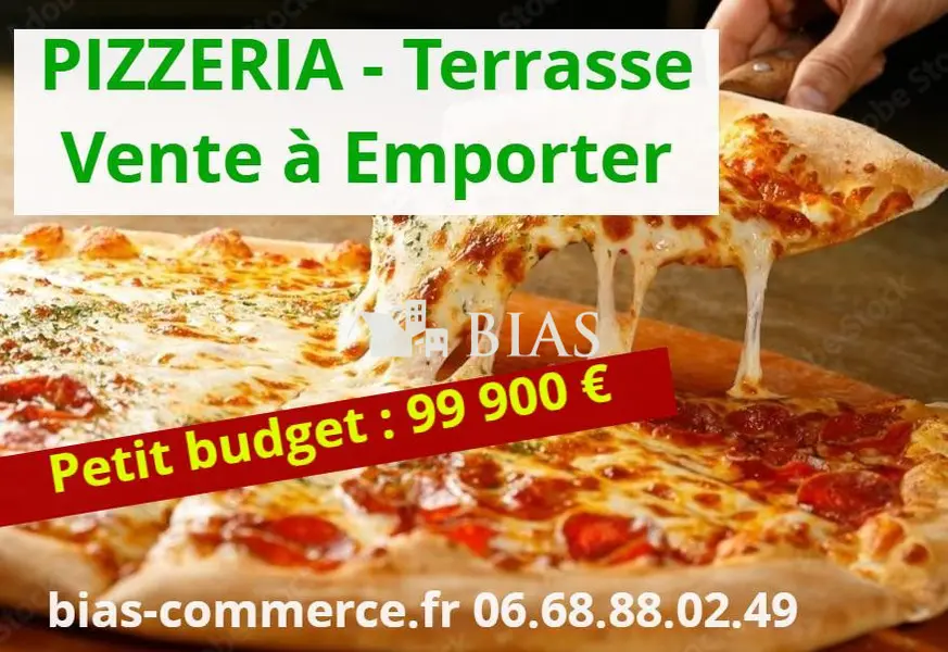 PIZZERIA ARTISANALE- RESTAURANT sur PLACE + VENTE à EMPORTER.