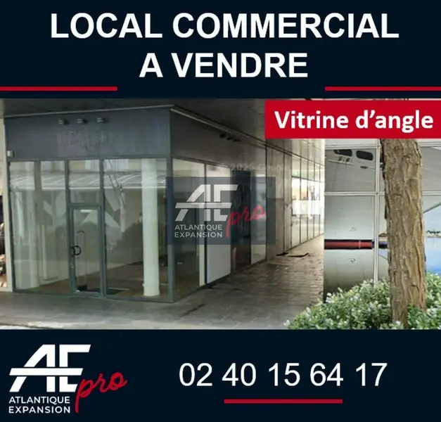 A vendre Local commercial  55m² Saint-Nazaire