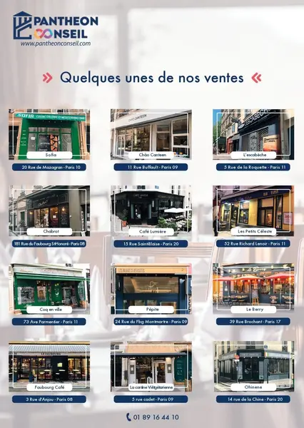 Fonds de commerce à vendre - Restauration - Paris 12 (75012) - 162 000 €