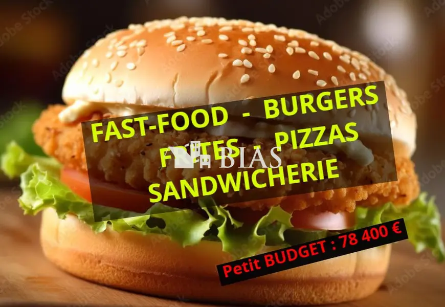 Fonds de commerce à vendre - Restauration - Barentin (76360) - 78 400 €