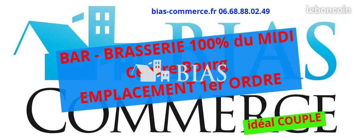 A vendre Fonds de commerce 140m² Les Grandes-Ventes