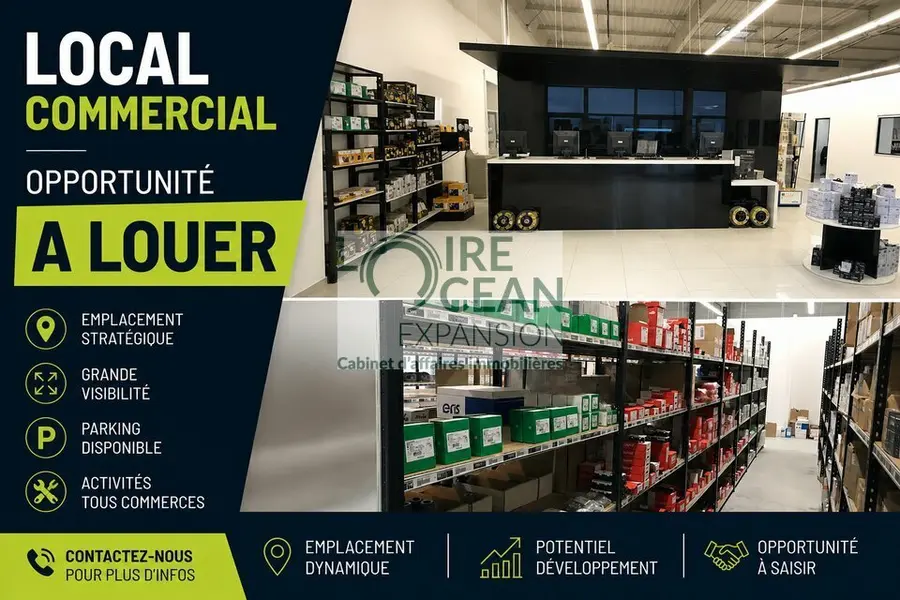 Local Commercial à louer - Fontenay-Le-Comte (85200) - 600 m² - 3 500 €/mois
