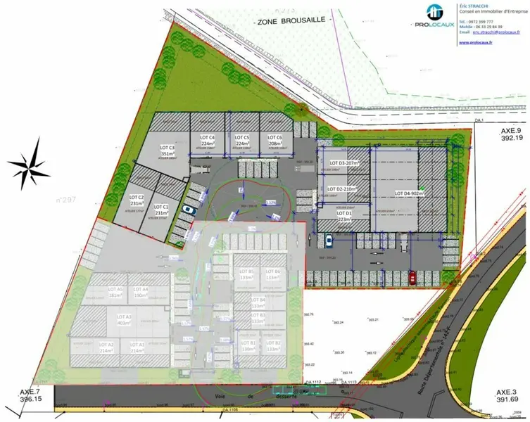 A louer Locaux d'activité 3011m² Les Abrets en Dauphiné