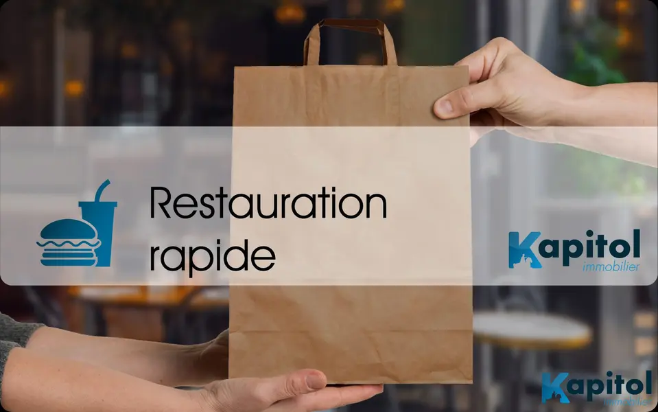Restauration rapide - Suresnes - rue commerçante