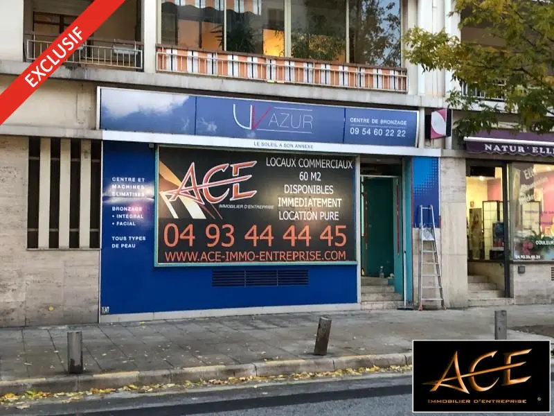 Local Commercial à louer - Nice (06300) - 60 m² - 1 200 €/mois
