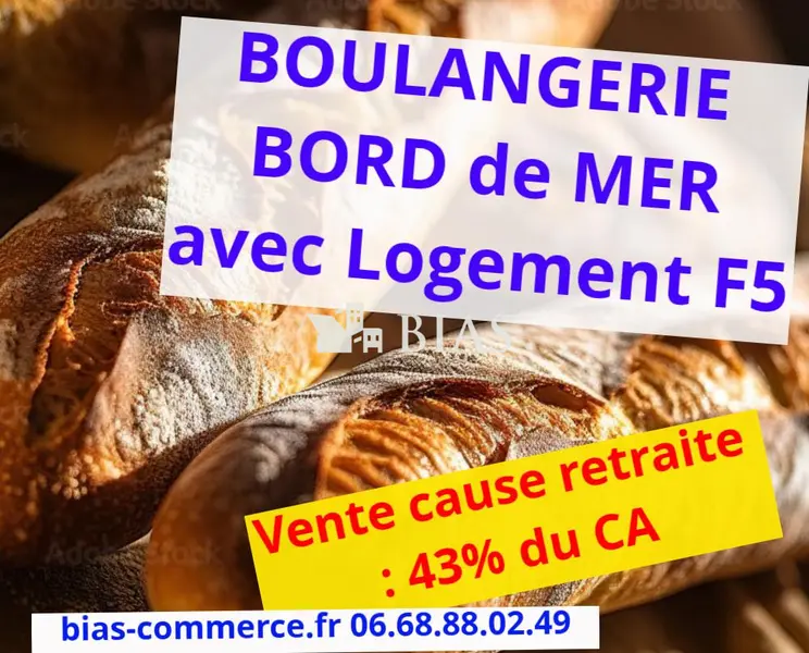 Fonds de commerce à vendre - Vente alimentaire - Colleville (76400) - 98 500 €