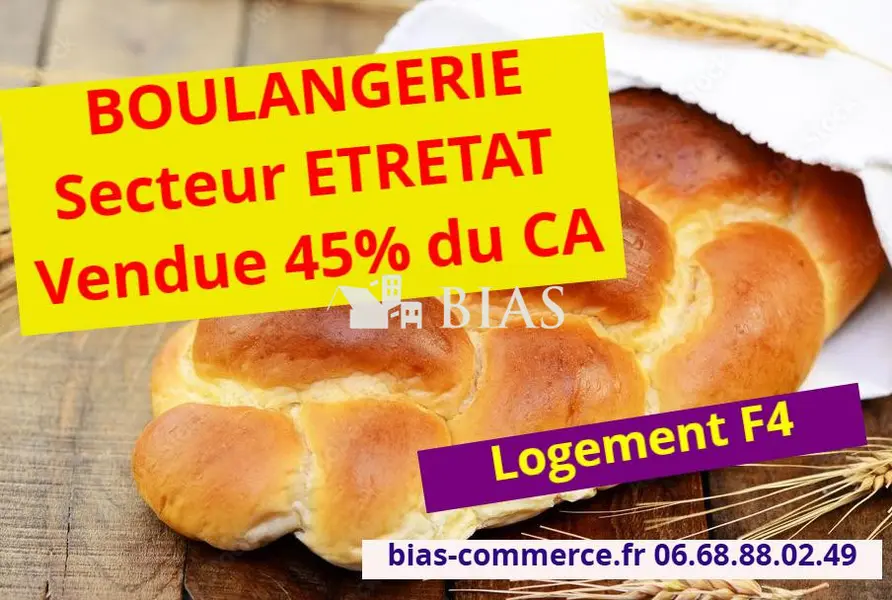 A vendre Fonds de commerce 120m² Colleville