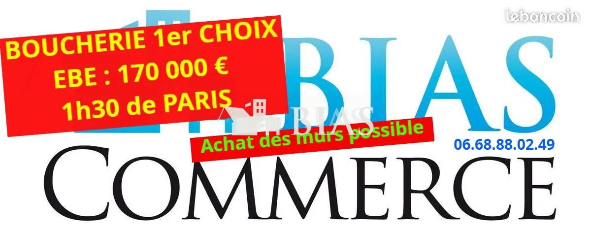 Fonds de commerce à vendre - Vente alimentaire - Aigleville (27120) - 483 000 €