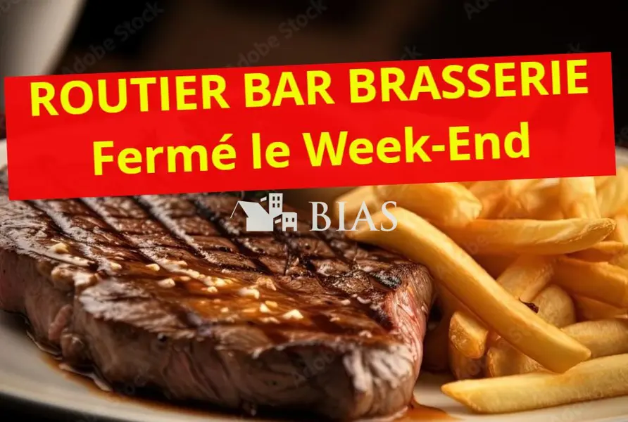 ROUTIER-BAR-BRASSERIE à vendre secteur EVREUX fermé WEEK-END